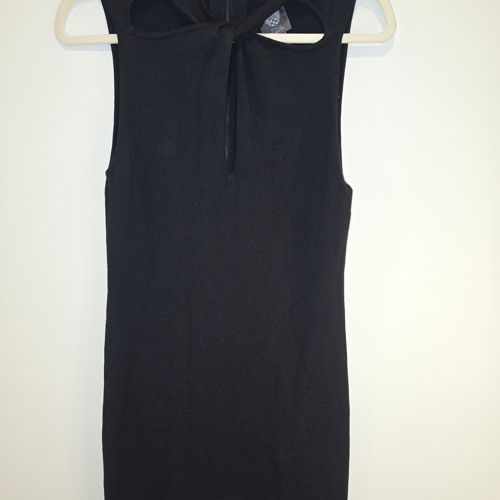 Vince Camuto Black Cutout Long Sweater Dress Size 10 Nwt - Picture 8 of 12